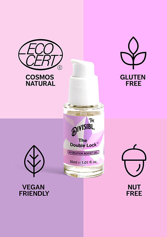 The Double Lock - Hydration Boost Gel - With its certifications of Nut Free, Gluten Free and Vegan Friendly