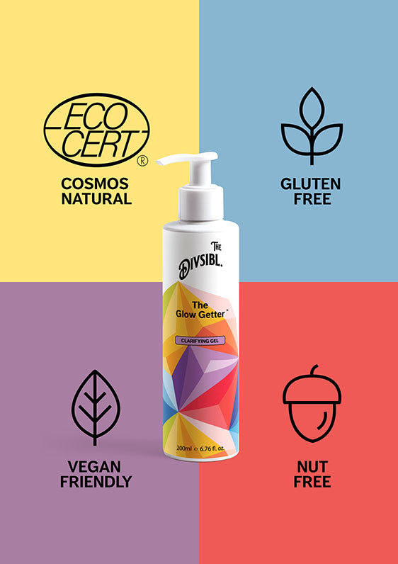 The Glow Getter - Clarifying Gel - With its certifications of Nut Free, Gluten Free and Vegan Friendly
