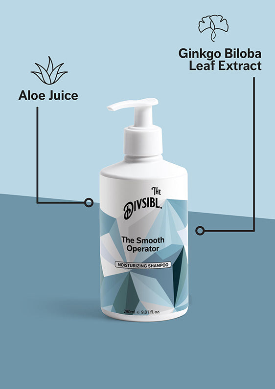 Moisturizing Shampoo | The Smooth Operator | Ingredients - Aloe Juice Gingko Biloba Leaf Extract