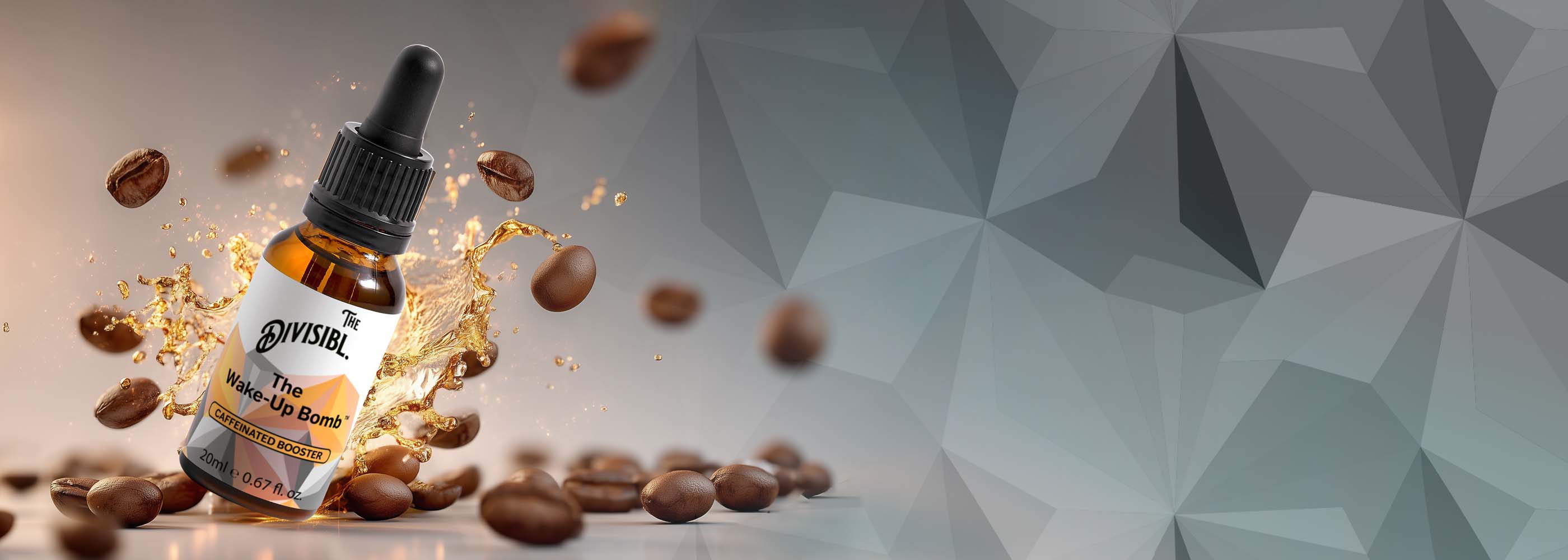Espresso for your face. The Wake-Up Bomb Caffeinated Booster by The Divisibl